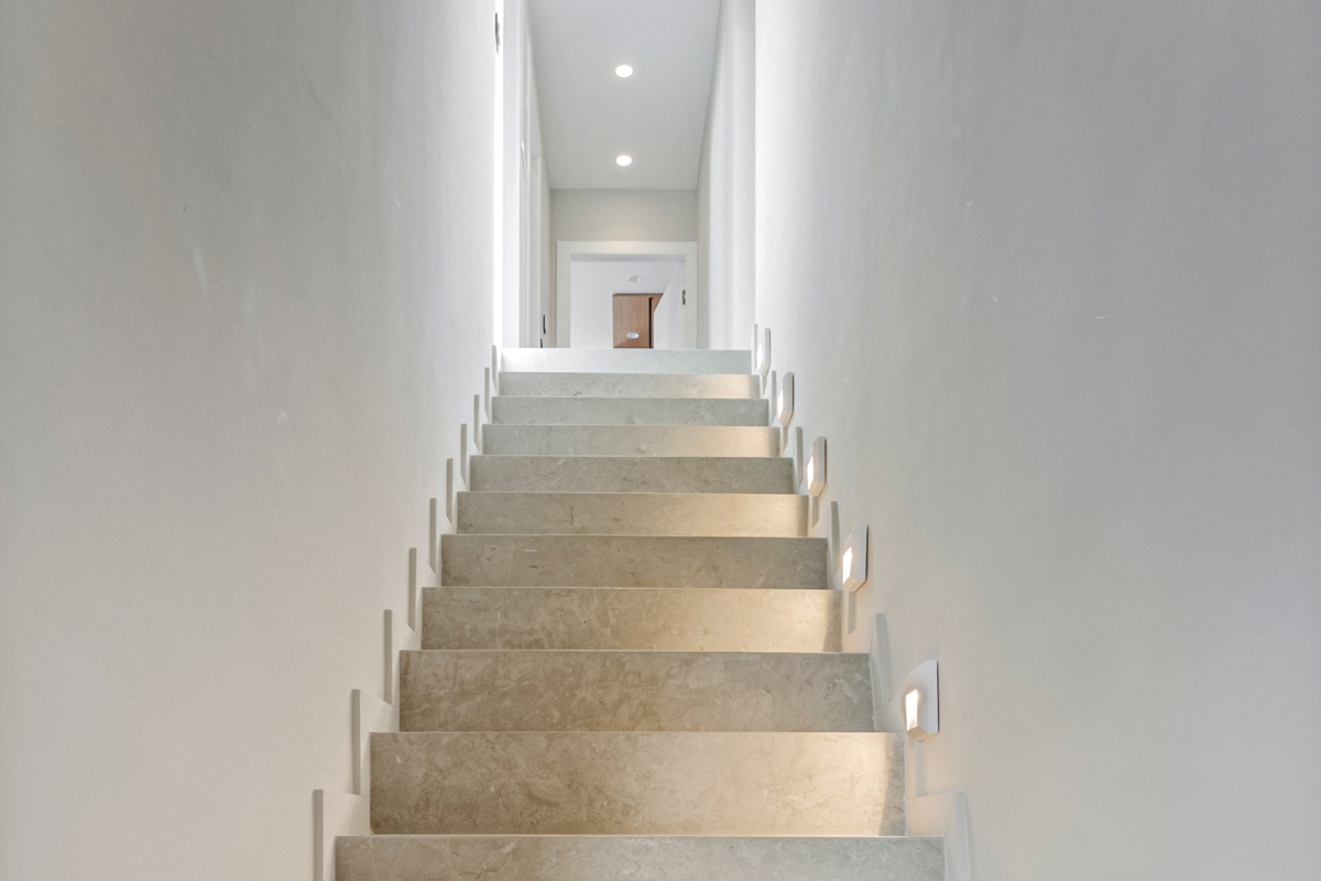 Villa moderna con vista mare