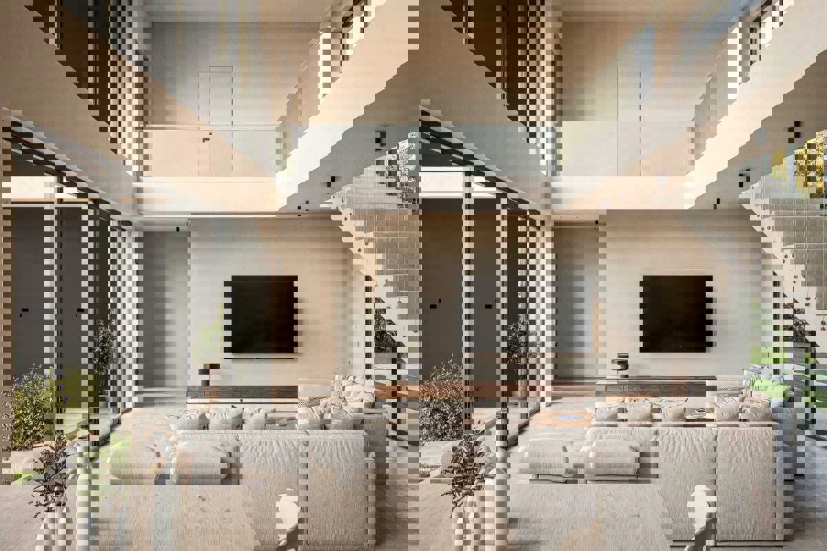 Moderna villa costiera a Pomer con piscina riscaldata ed esclusiva terrazza panoramica