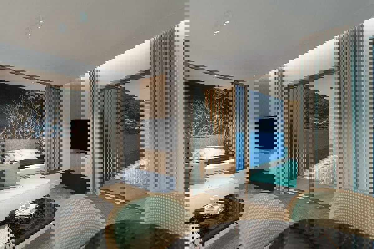 Appartamento di lusso con piscina vista mare