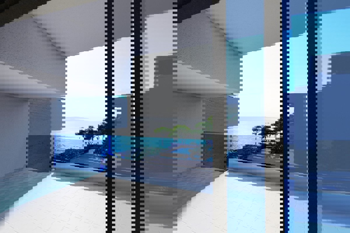 Appartamento di lusso con piscina vista mare