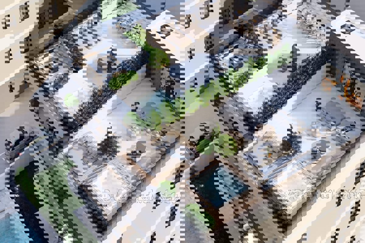 Appartamenti in una nuova costruzione con piscina