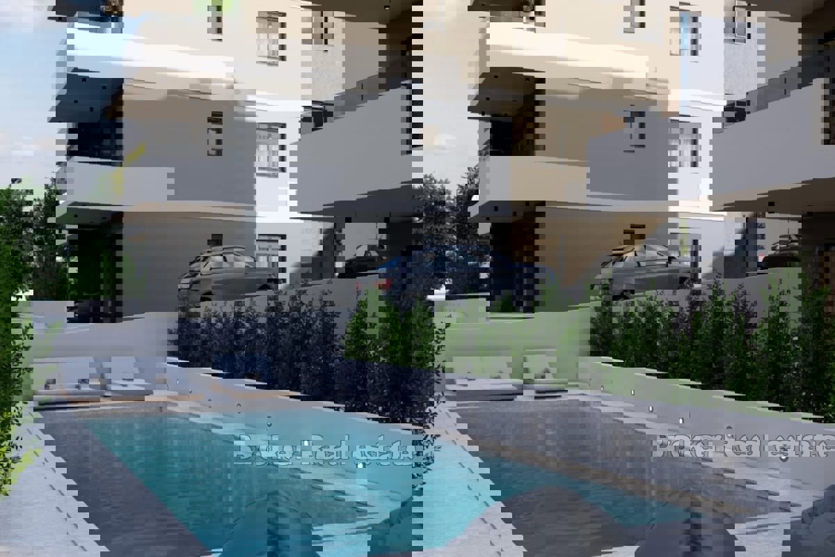 Appartamenti in una nuova costruzione con piscina