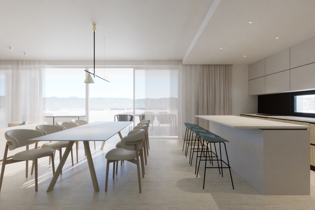 Attico esclusivo con piscina in prima fila sul mare