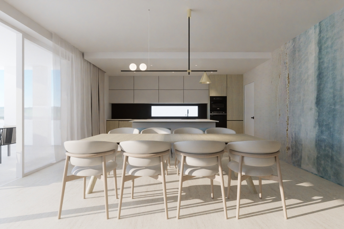 Attico esclusivo con piscina in prima fila sul mare