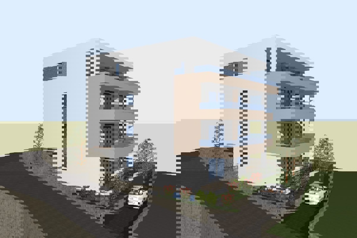 Attico con vista mare