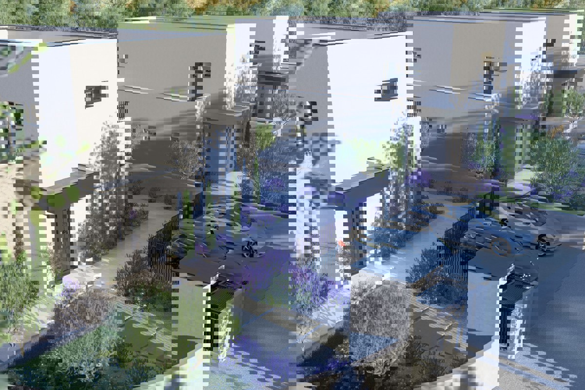 Villa moderna con vista panoramica sul mare