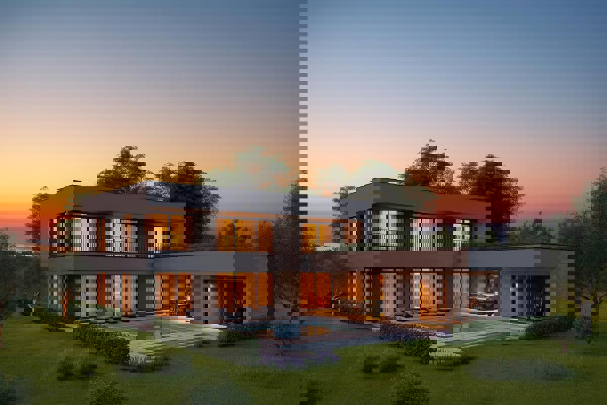 Villa di lusso con piscina e terrazza panoramica vicino al mare