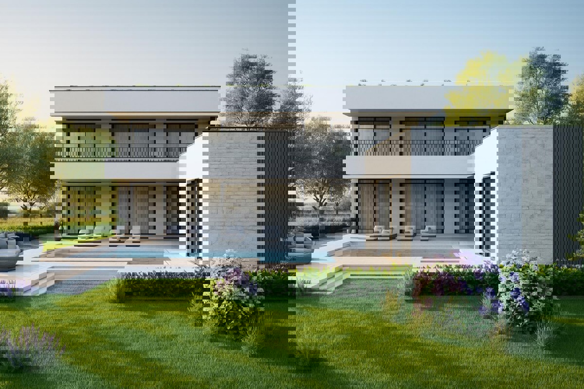 Villa di lusso con piscina e terrazza panoramica vicino al mare