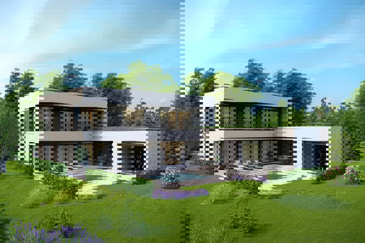 Villa di lusso con piscina e terrazza panoramica vicino al mare