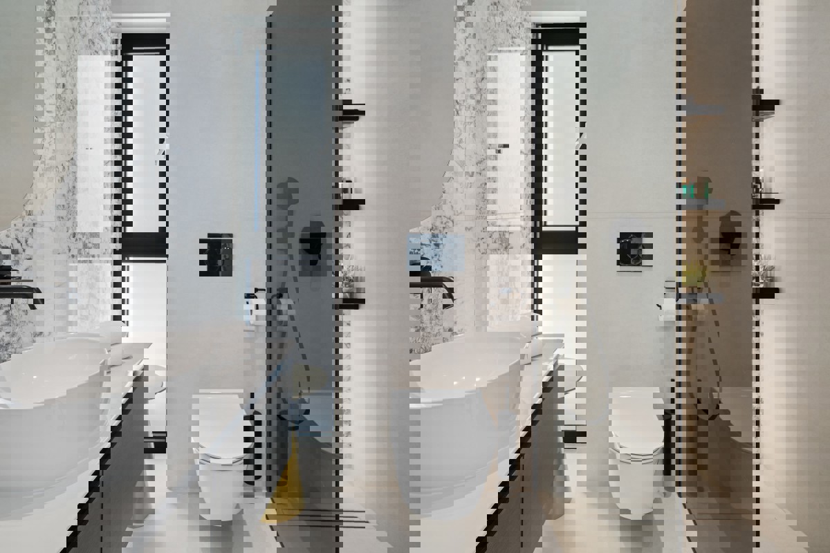 Villa moderna con vista panoramica sul mare