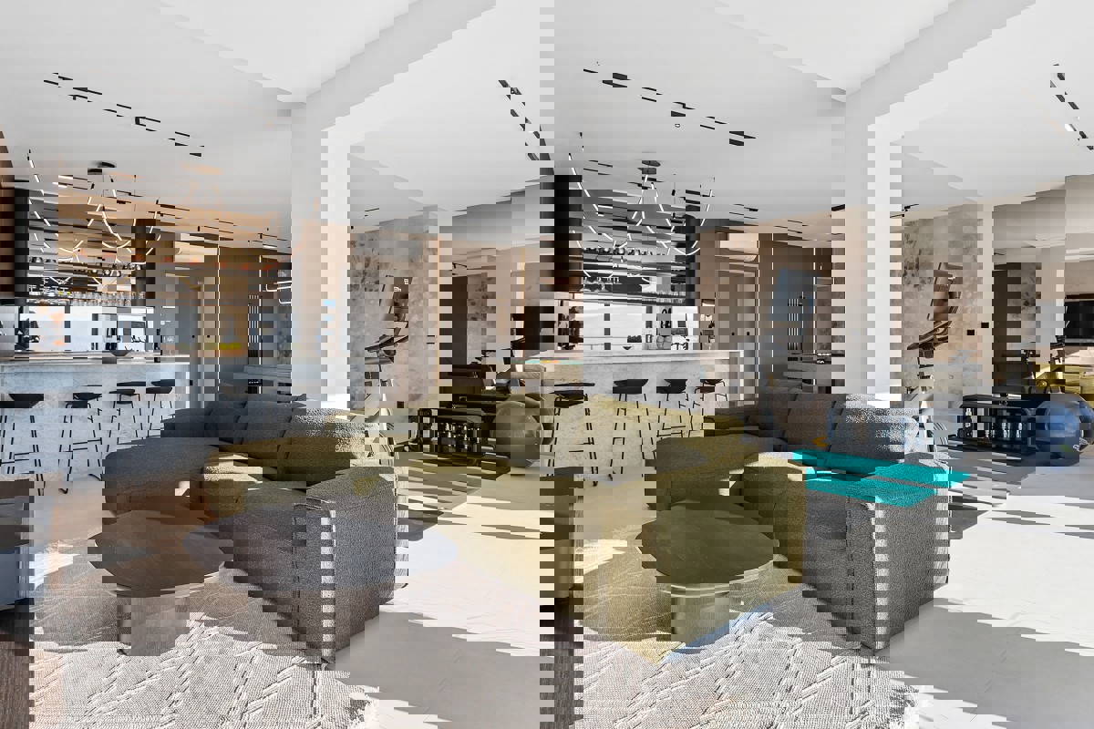 Villa moderna con vista panoramica sul mare