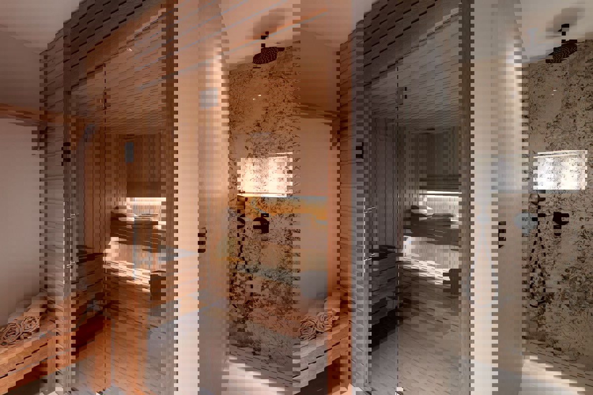 Villa moderna con vista panoramica sul mare