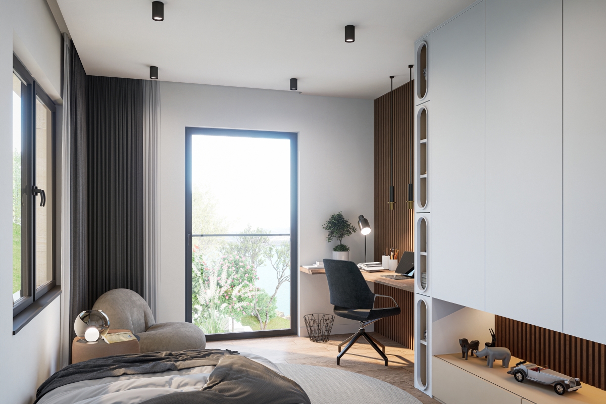 Lussuoso appartamento duplex in prima fila sul mare in posizione eccellente