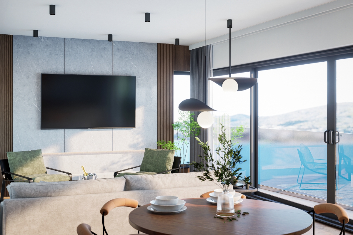 Straordinario attico con terrazza panoramica in prima fila sul mare