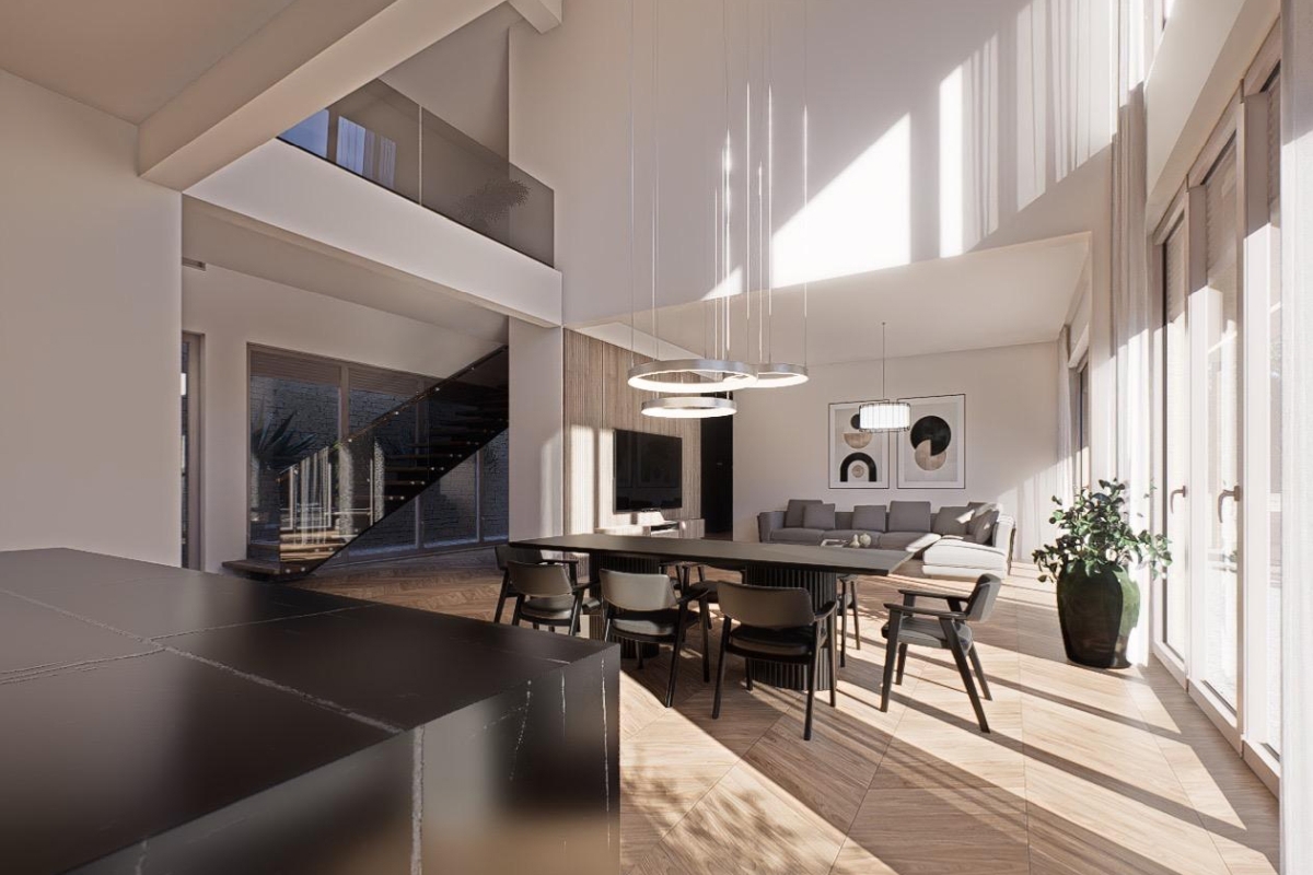 Villa con vista mare