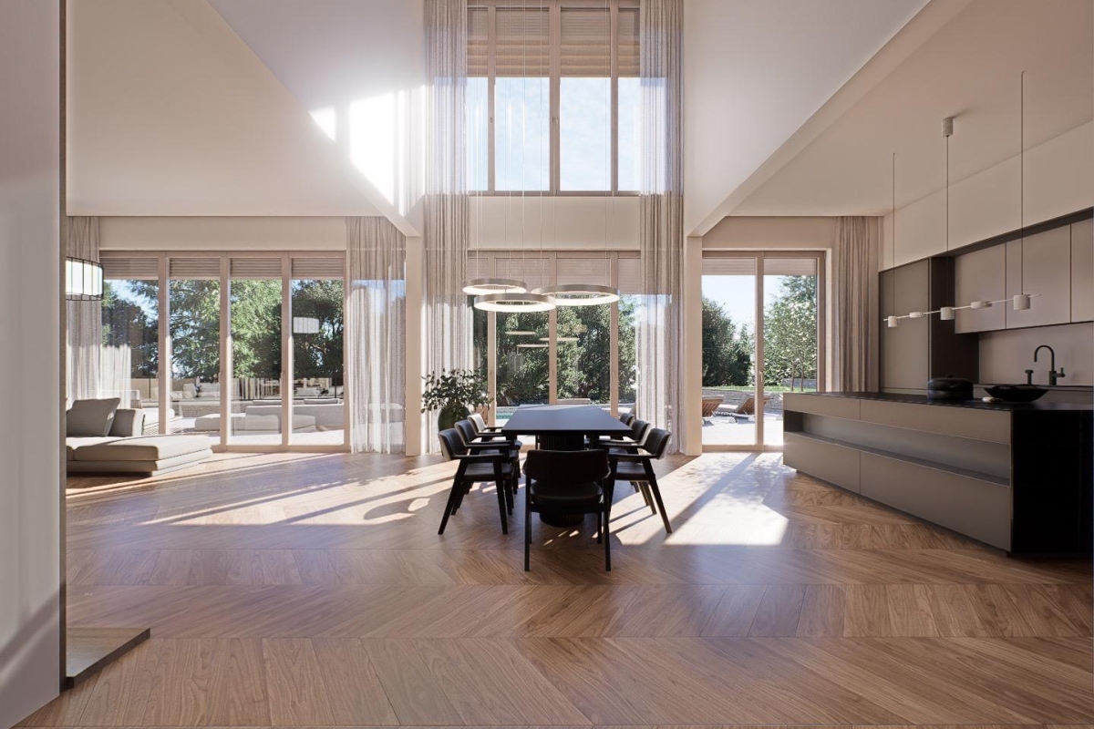 Villa con vista mare