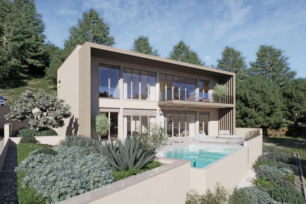 Villa con vista mare