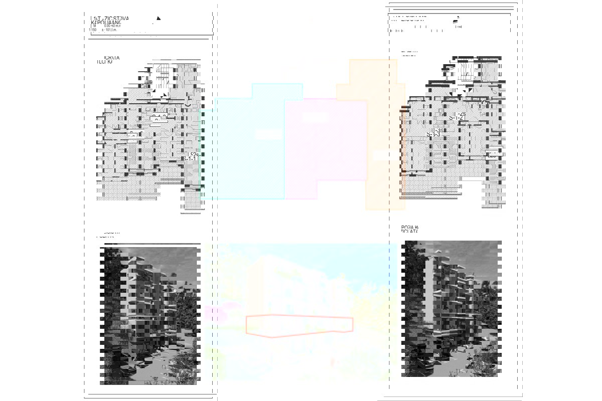 Moderni appartamenti con tre camere da letto e vista mare
