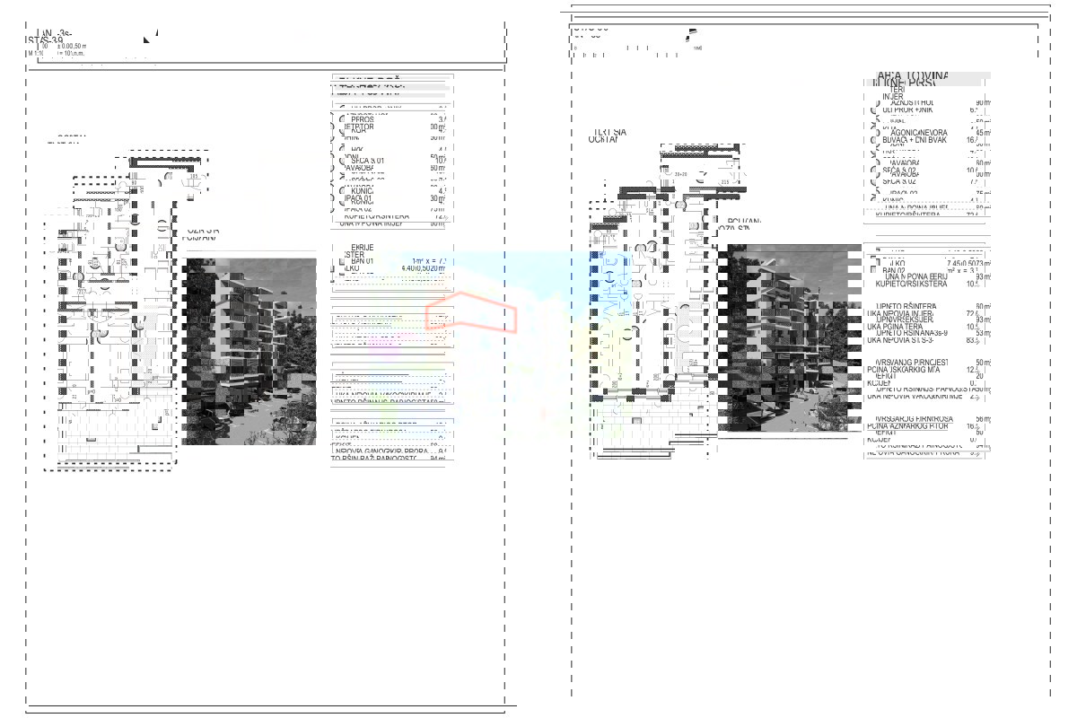 Moderni appartamenti con tre camere da letto e vista mare