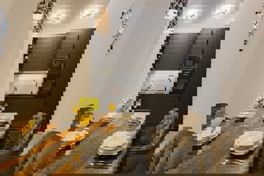 Appartamento arredato in stile moderno in una posizione attraente