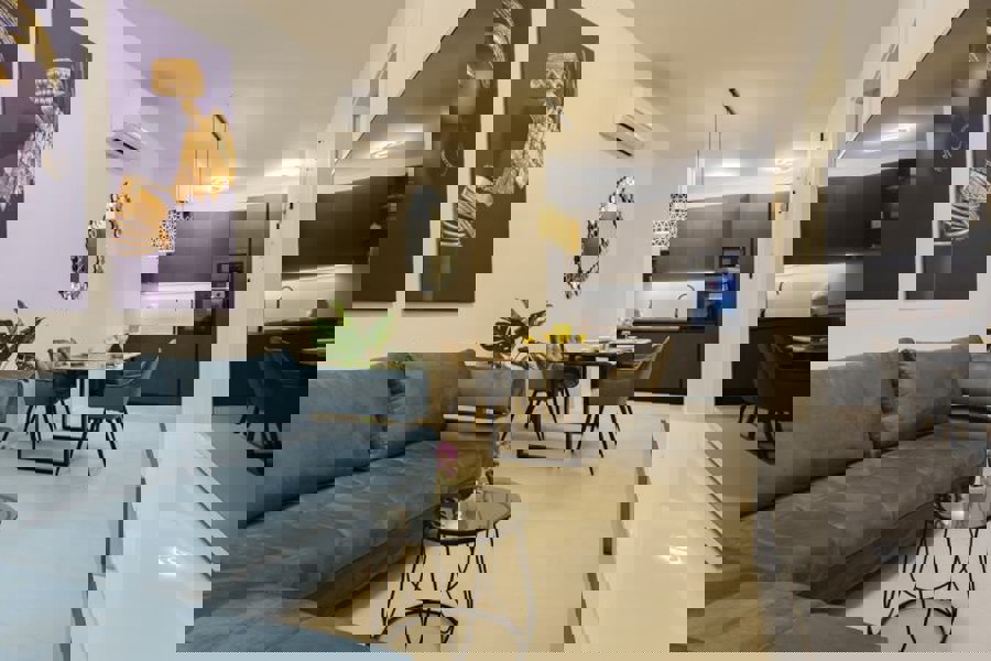 Appartamento arredato in stile moderno in una posizione attraente