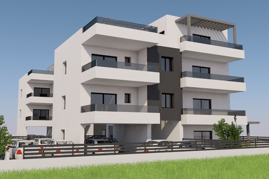 Appartamento con due camere da letto, giardino e due posti auto