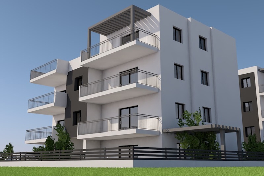 Appartamento con due camere da letto, giardino e due posti auto