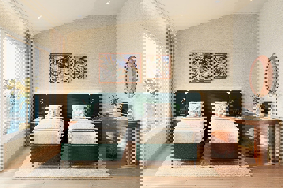 Lussuoso appartamento con due camere da letto al piano terra