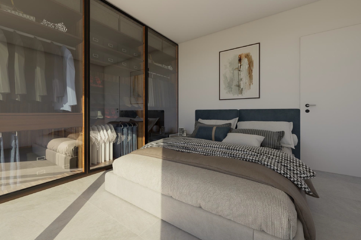 Appartamento duplex in un nuovo edificio in seconda fila dal mare