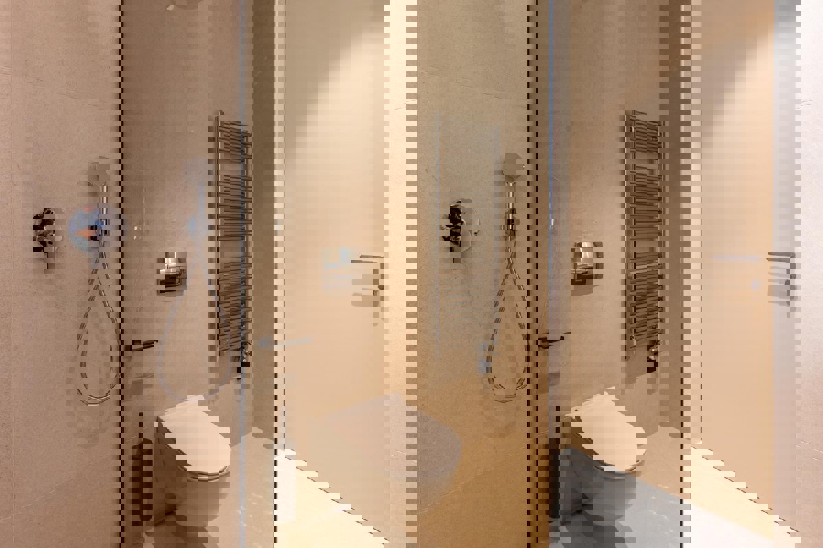 Villa di design con piscina e vista mare