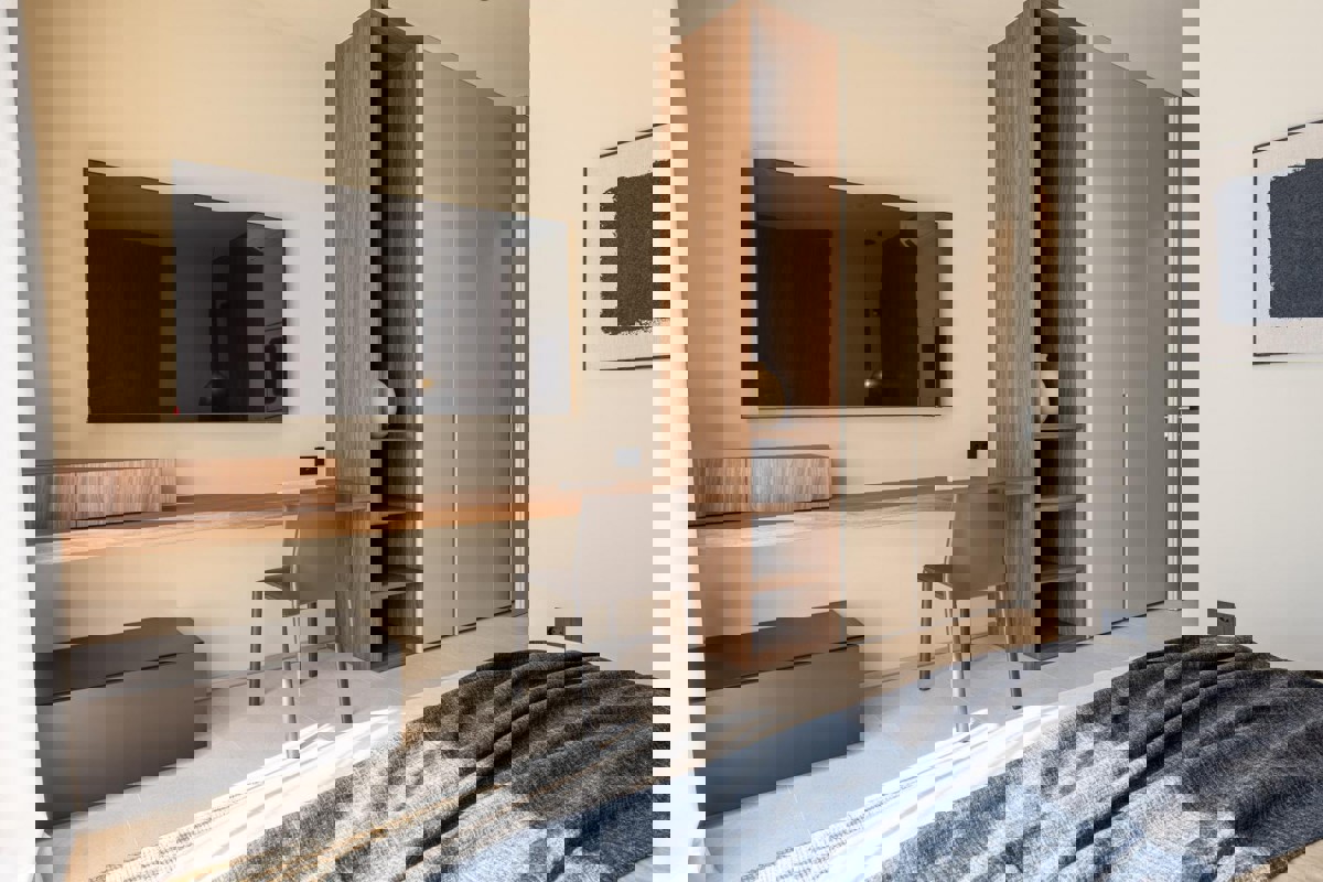 Villa di design con piscina e vista mare