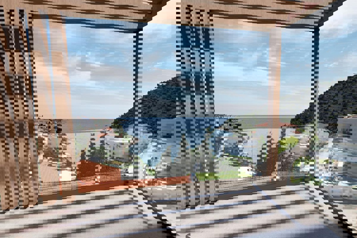 Appartamento con due camere da letto e vista mare in un nuovo edificio