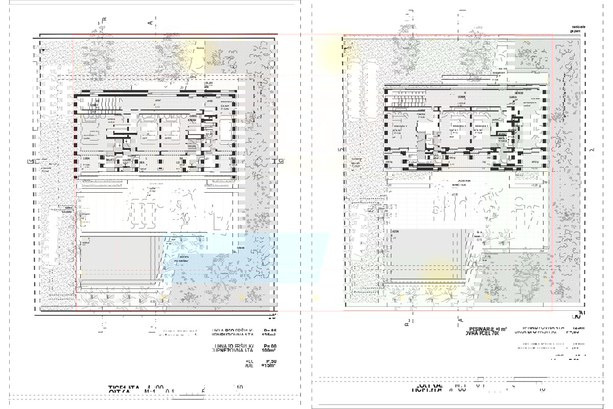 Villa moderna in posizione tranquilla con vista mare aperto