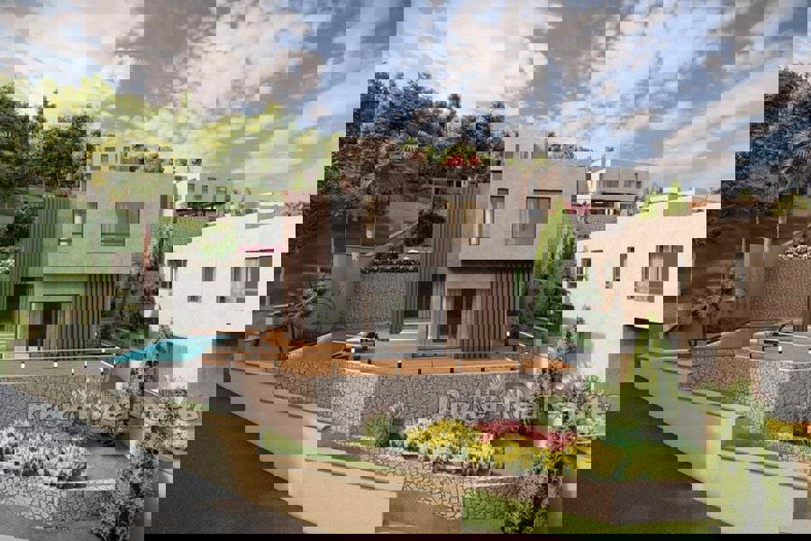 Complesso di ville con vista mare