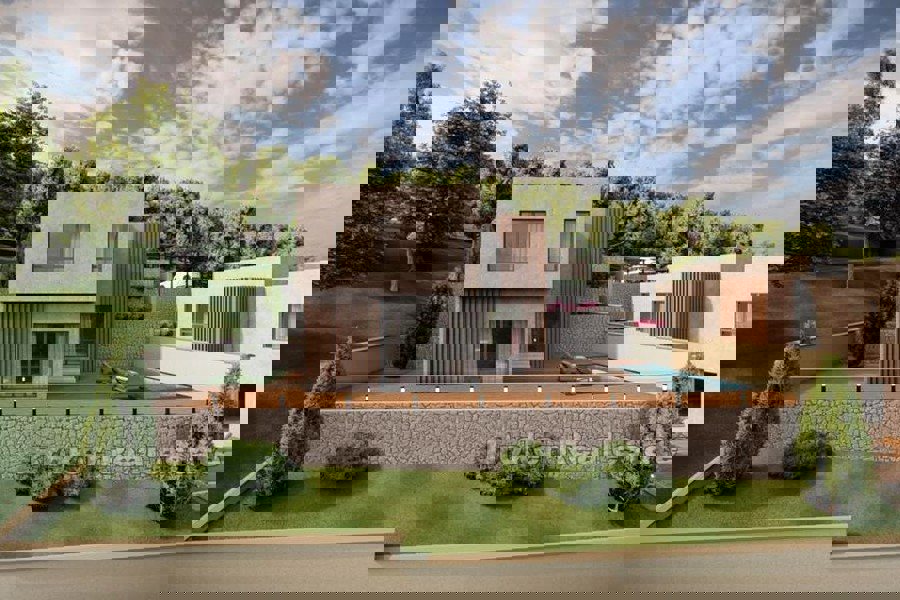 Complesso di ville con vista mare