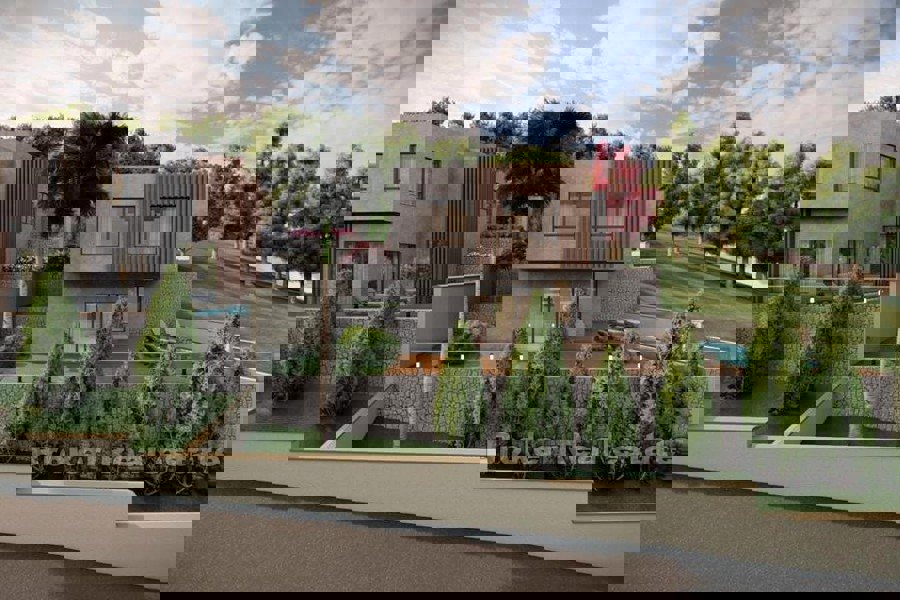 Complesso di ville con vista mare