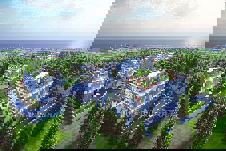 Complesso di ville con vista mare