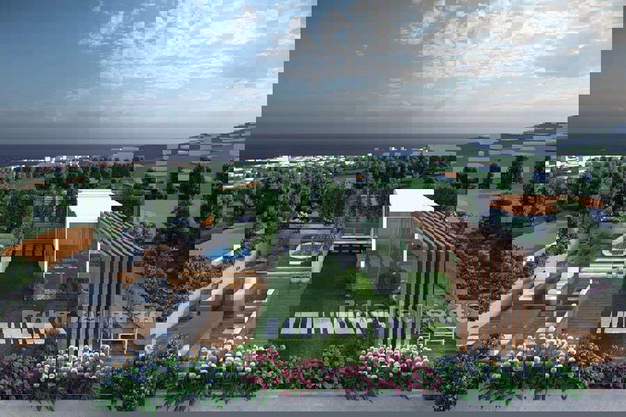 Complesso di ville con vista mare