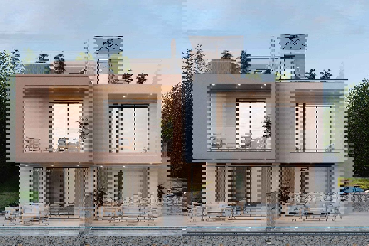 Casa di nuova costruzione con vista mare aperto
