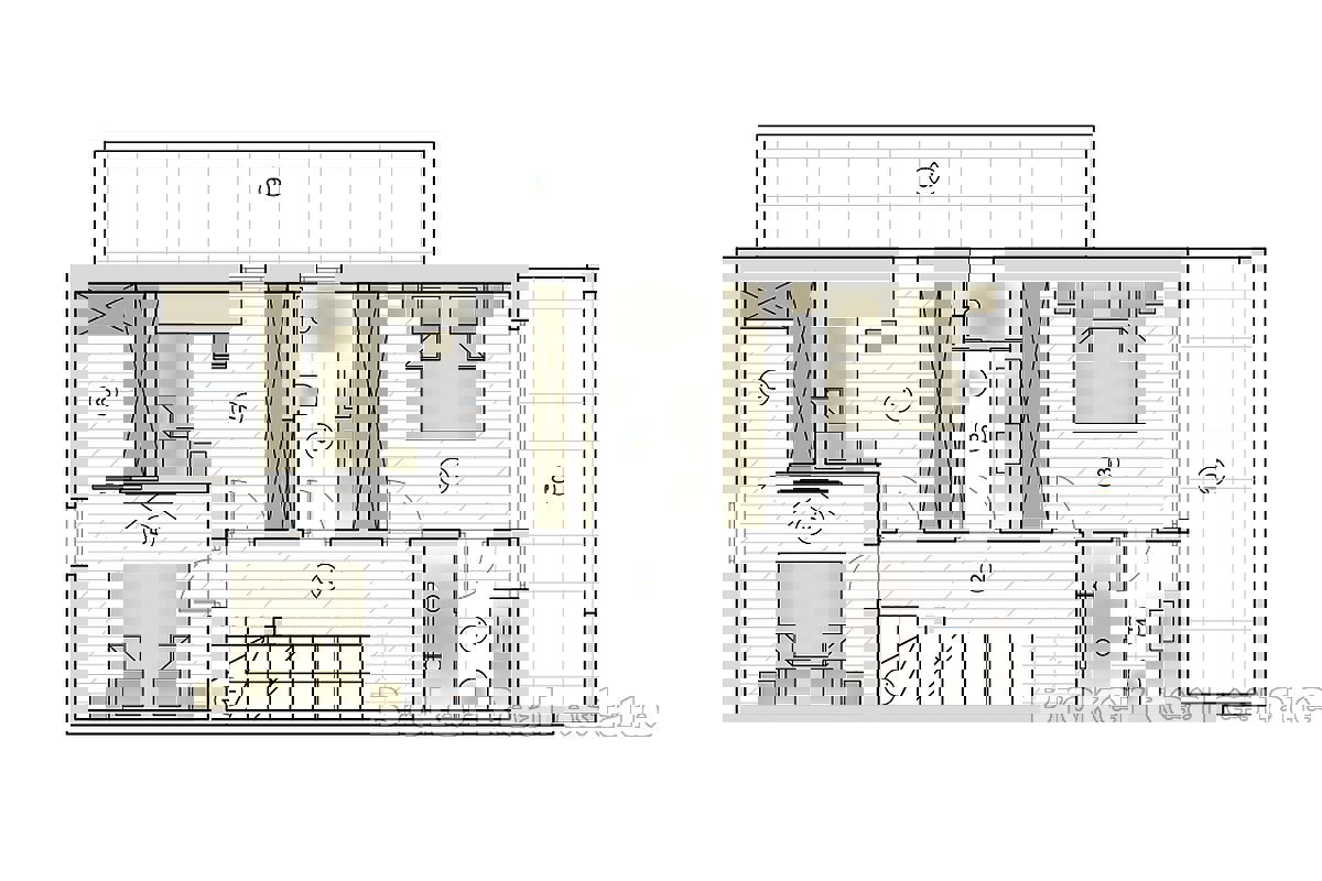 Casa di nuova costruzione con vista mare aperto