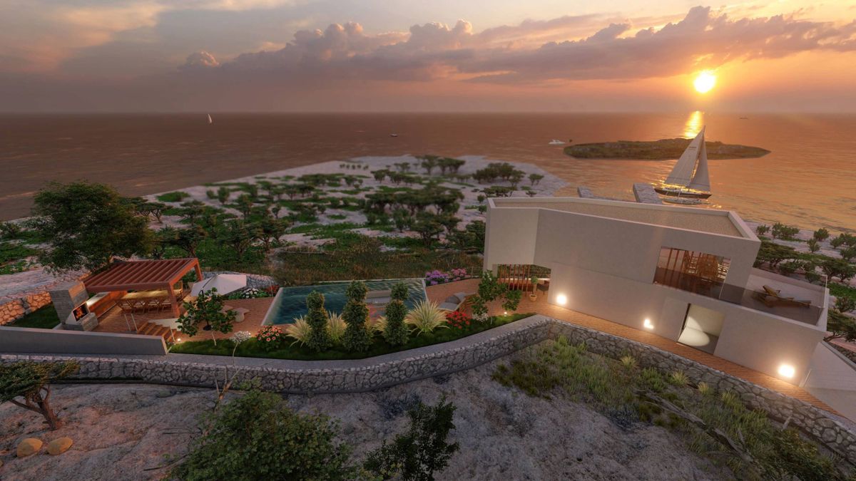 Isola di Kaprije - Villa esclusiva con piscina
