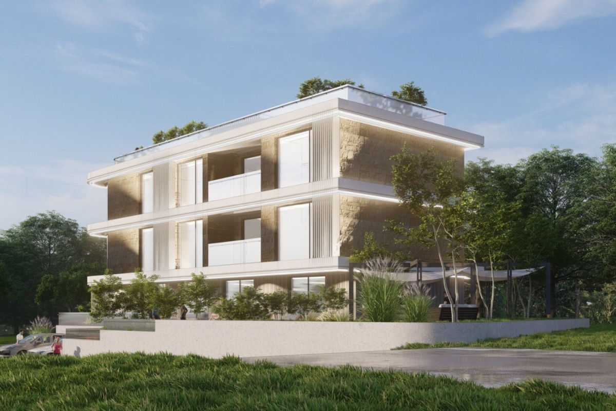 Moderno appartamento con due camere da letto e terrazza panoramica