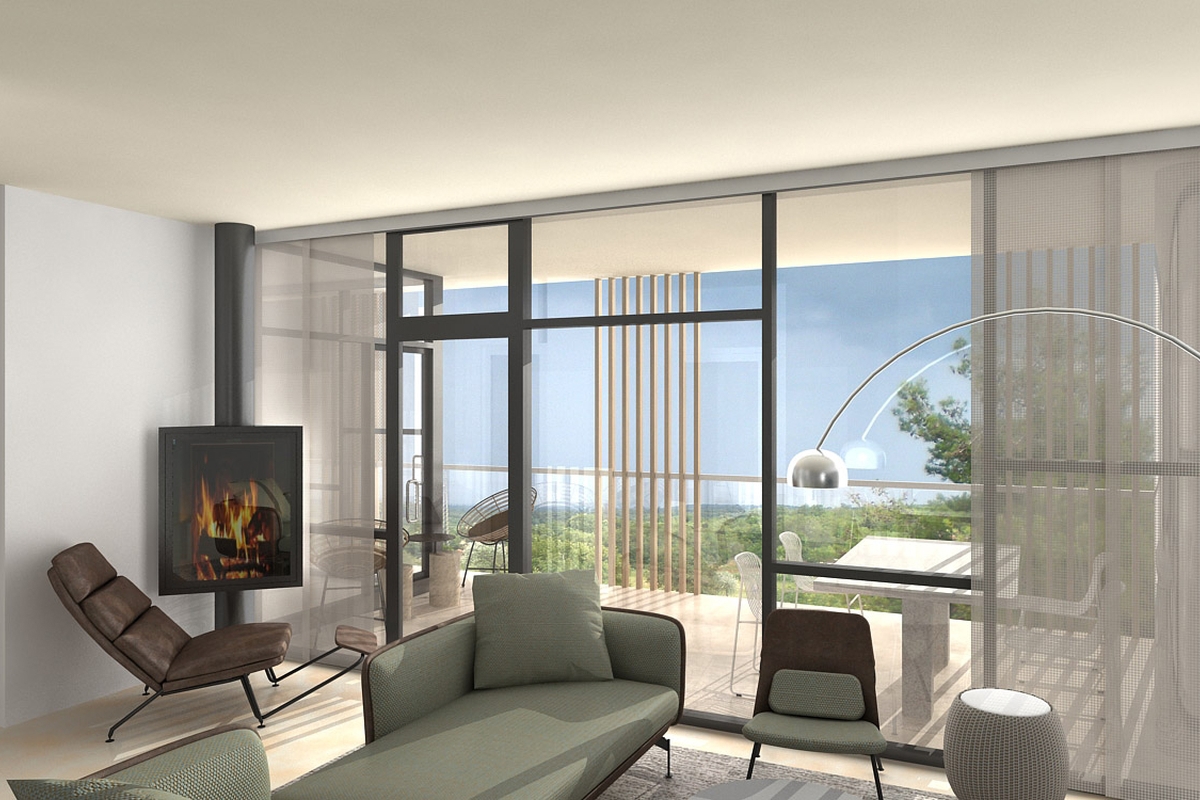 Moderno appartamento in un nuovo edificio