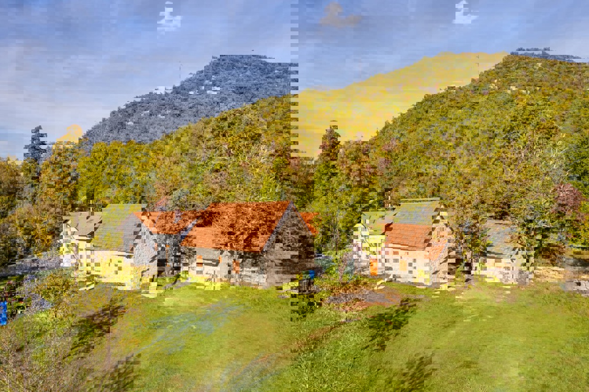 Ampia tenuta con case in pietra