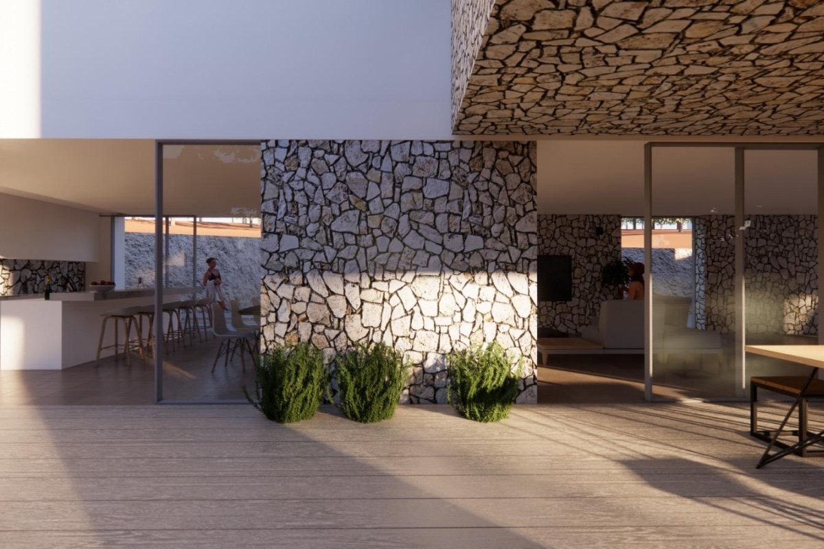 Villa con piscina immersa nella natura