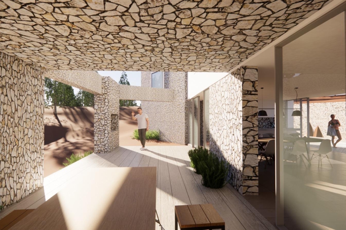 Villa con piscina immersa nella natura