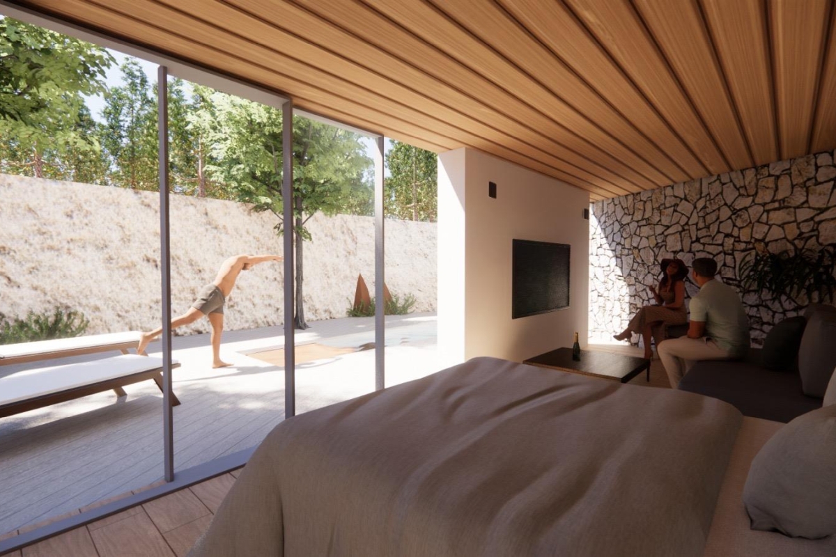 Villa con piscina immersa nella natura