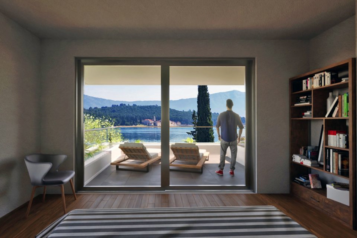 Appartamento duplex con vista mare