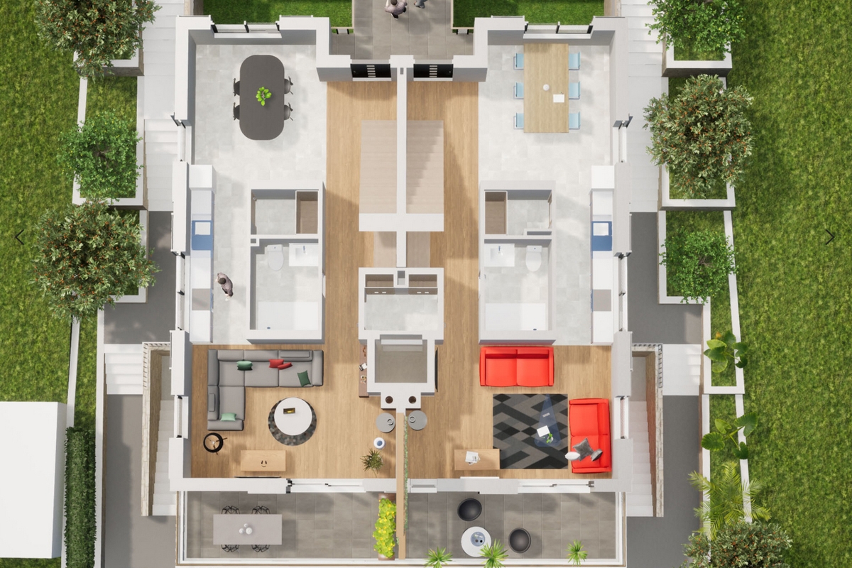 Appartamento duplex con vista mare