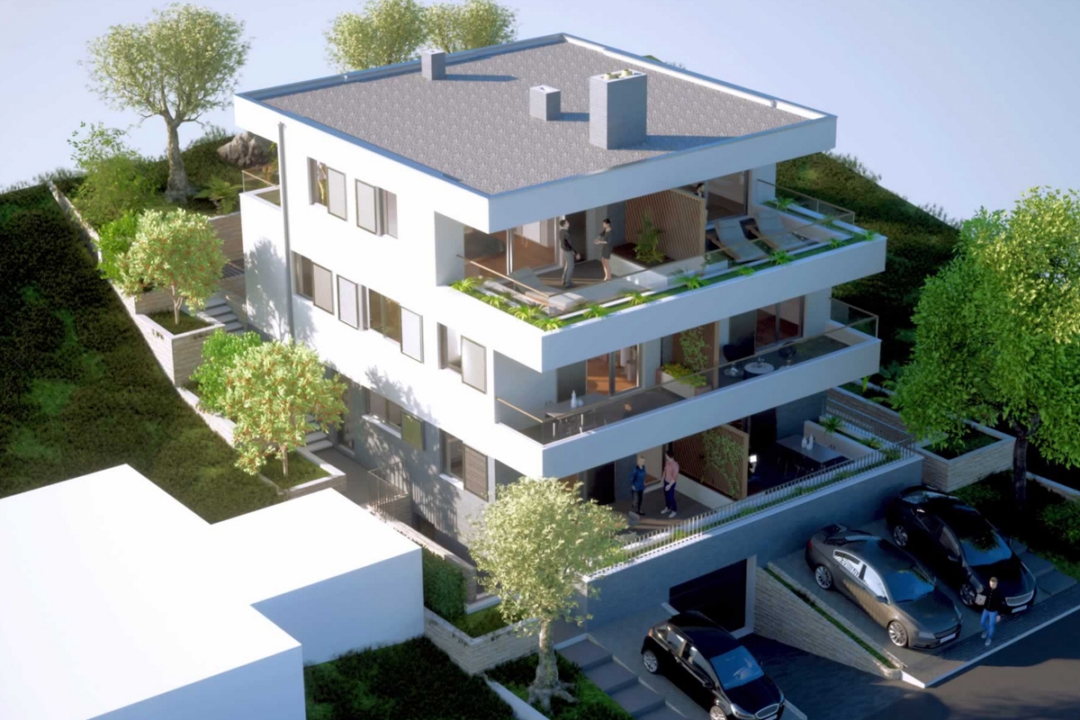 Appartamento duplex con vista mare